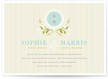 Sweet Stripe Wedding Invitations