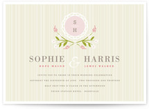 Sweet Stripe Wedding Invitations