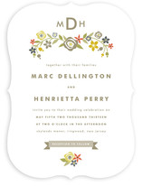 Flourish Nuptial Wedding Invitations