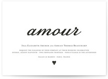 Amour Wedding Invitations