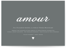 Amour Wedding Invitations