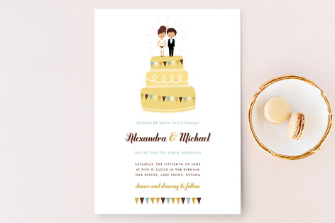 Cake Toppers Wedding Invitations