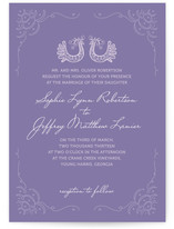 Whimsical Peacock Wedding Invitations