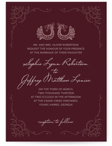 Whimsical Peacock Wedding Invitations