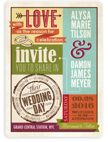 Eclectic Wedding Invitations