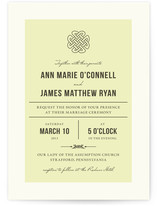 Vintage Celtic Knot Wedding Invitations