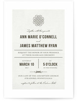 Vintage Celtic Knot Wedding Invitations