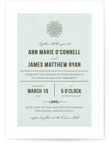 Vintage Celtic Knot Wedding Invitations