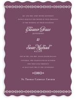 Ornamental Formal Wedding Invitations