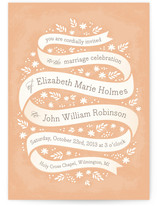 Ribbon + Field Wedding Invitations