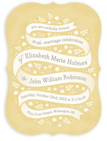 Ribbon + Field Wedding Invitations