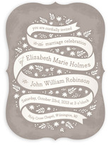 Ribbon + Field Wedding Invitations