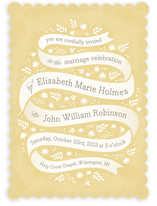 Ribbon + Field Wedding Invitations