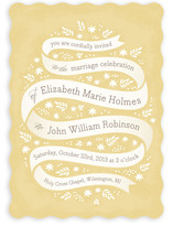 Ribbon + Field Wedding Invitations