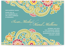 Modern Maharani Wedding Invitations