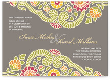 Modern Maharani Wedding Invitations