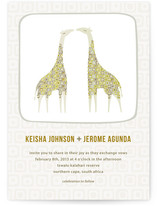 love in africa Wedding Invitations