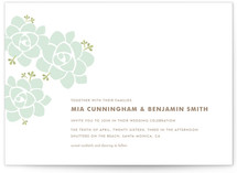 Sunday Succulent Wedding Invitations