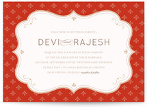 Indian Flair Wedding Invitations
