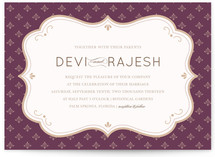 Indian Flair Wedding Invitations