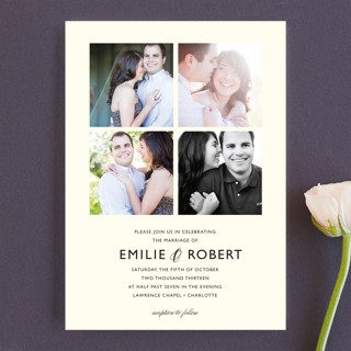 Moments Captured Wedding Invitations