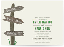 Wedding This Way Wedding Invitations