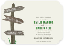 Wedding This Way Wedding Invitations