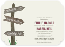 Wedding This Way Wedding Invitations