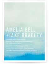 Ombre Wedding Invitations