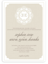 Grand Lace Wedding Invitations
