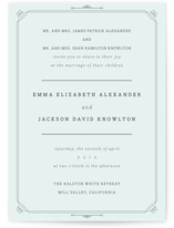 Simple Deco Wedding Invitations