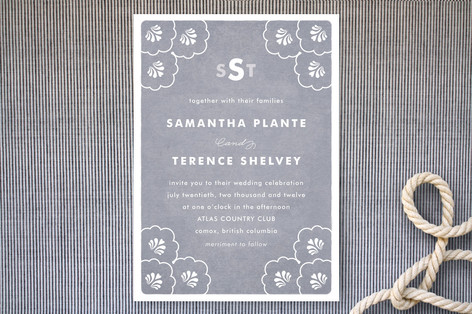 Clam Wedding Invitations