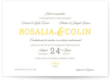 Traditional Tequila Wedding Invitations