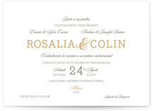 Traditional Tequila Wedding Invitations