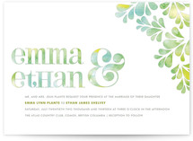 Spring Dew Wedding Invitations