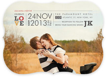 Something Old and Something New Wedding Invitations