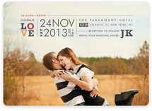 Something Old and Something New Wedding Invitations