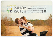 Something Old and Something New Wedding Invitations