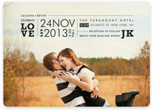 Something Old and Something New Wedding Invitations