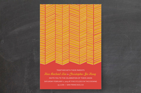Chute Wedding Invitations