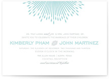 Glam Burst Wedding Invitations