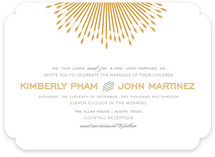 Glam Burst Wedding Invitations