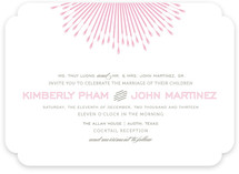 Glam Burst Wedding Invitations