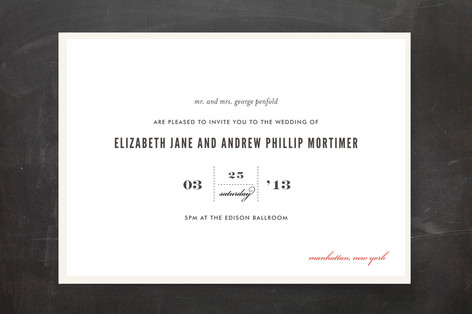 Kensington Wedding Invitations