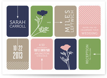 Modern Blocks Wedding Invitations