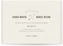 Newsprint Wedding Invitations