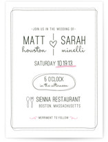 Bistro Wedding Invitations