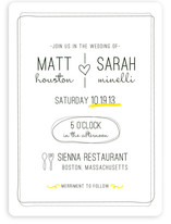 Bistro Wedding Invitations