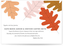 Autumn Oak Wedding Invitations