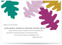 Autumn Oak Wedding Invitations